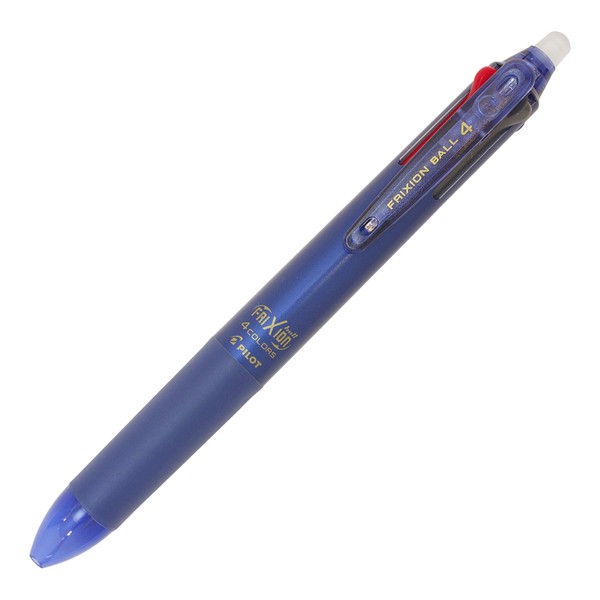 LKFB-80UF-BB Frixion Ball 4 Slim 4 Color Ballpoint Pen, 0.01