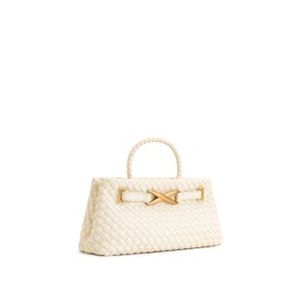 JW PEI Women's Elora Woven Tote Bag - White