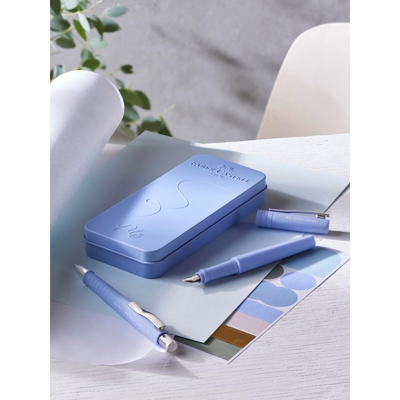 FABER-CASTELL 241051 Poly Pen Writing Set with Ballpoint Pen and