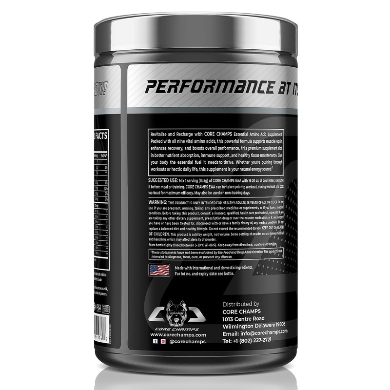 Core Champs EAA Powder | Essential Amino Acids for Enhanced