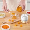 Electric Garlic Chopper 250ml Cordless Operation Multifunctional Detachable Mini Food
