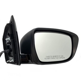 Spieg NI1321256 Passenger Side Mirror Replacement for Nissan Murano 2015-2020 Power Heated Turn Signal Light Power Folding PTM White Cover 9PIN (RH)