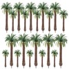DecorDwell Pack of 20 Model Building Trees, Model Coconut Palm