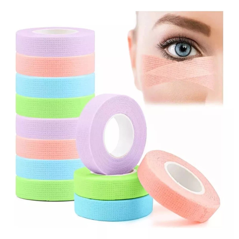 Unic 3 Cintas Extensión Pestañas Micropore Papel Cinta Maquillaje