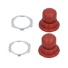 BAOFUYA 2-Piece Primer Bulb with Rings, Easy to Replace Lawnmower