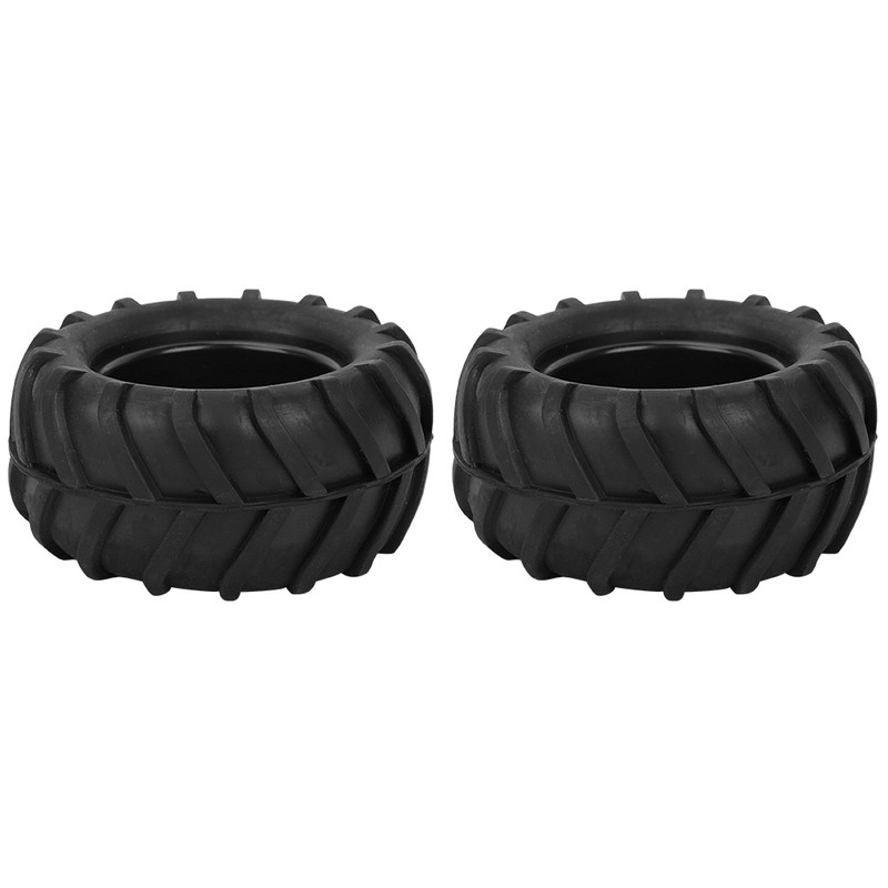 2pcs 85mm RC Rubber Wheel Tire Tyre for 1/16 Remote