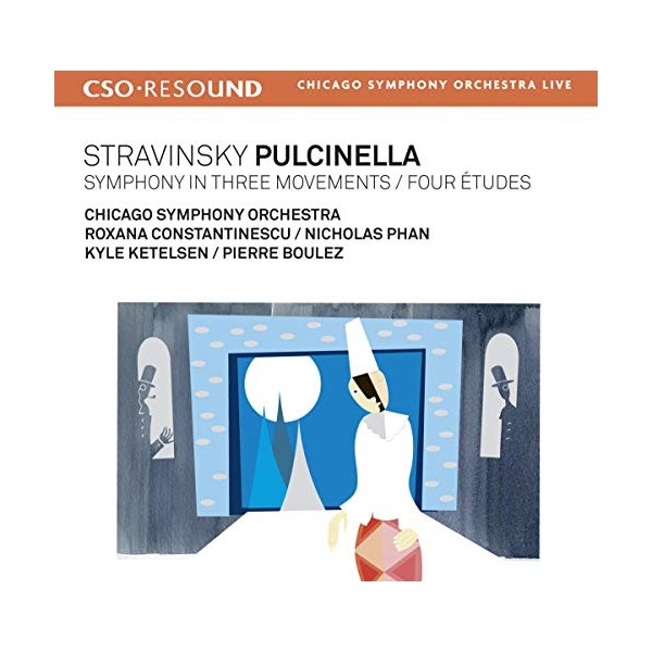 Pulcinella: Symphony in Three Movements / Four by IGOR STRAVINSKY [Audio CD]
