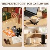 Yinsun Cat Coasters for Drinks 3 PCS Set, Cute Knitted