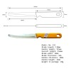 Kiwi KITCHEN UTILITY 5" PARING KNIFE PLASTIC HANDLE, Kiwi #512