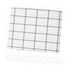 iplusmile 1 Set Grid Design Shower Curtain Kit Black and