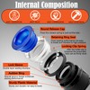 170Pcs Push to Connect Fittings Kit 1/4" 5/16" 1/2" 3/8"