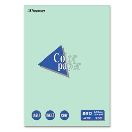 Nagatoya Shoten Color Paper Na-3511 A4 Thickest Mouth 25 Sheets Asagi