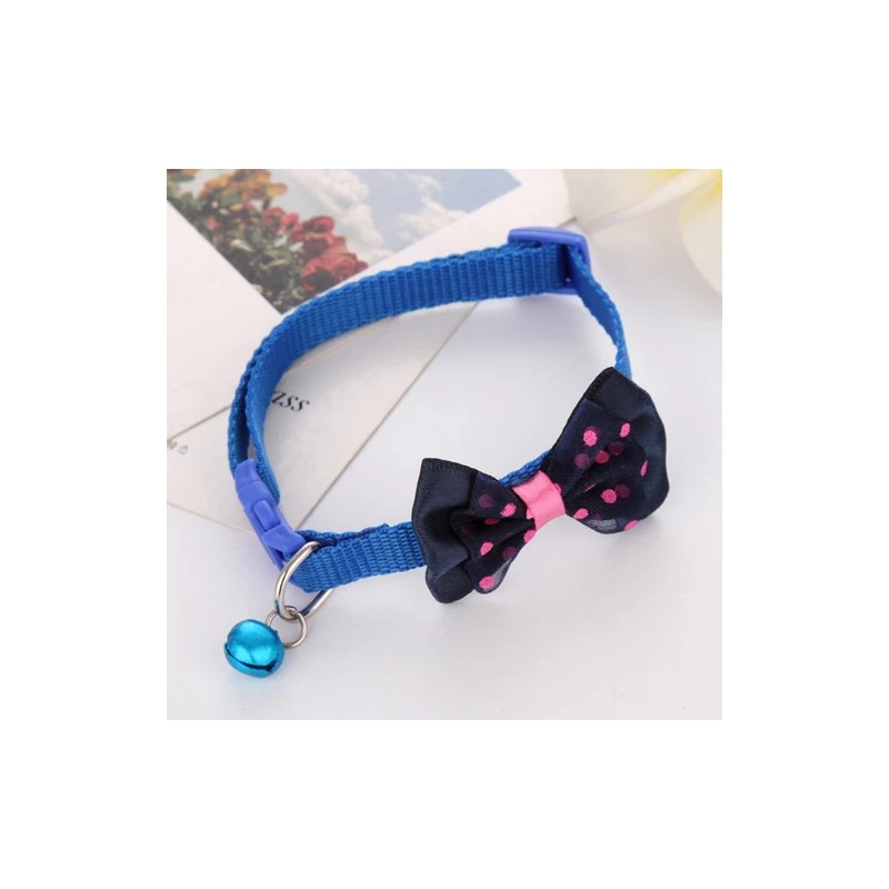 speedway Nylon Cat Cute Collar with Bell bow tie for
