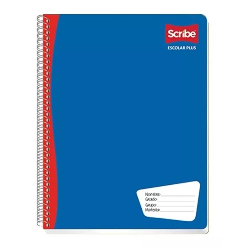 Scribe Escolar Plus Cuaderno Pro 100h Cuadro Chico Pack De