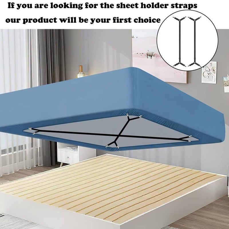 JNOUCS Bed Sheet Clips, 2 PCS Sheet Clips for Bedding,