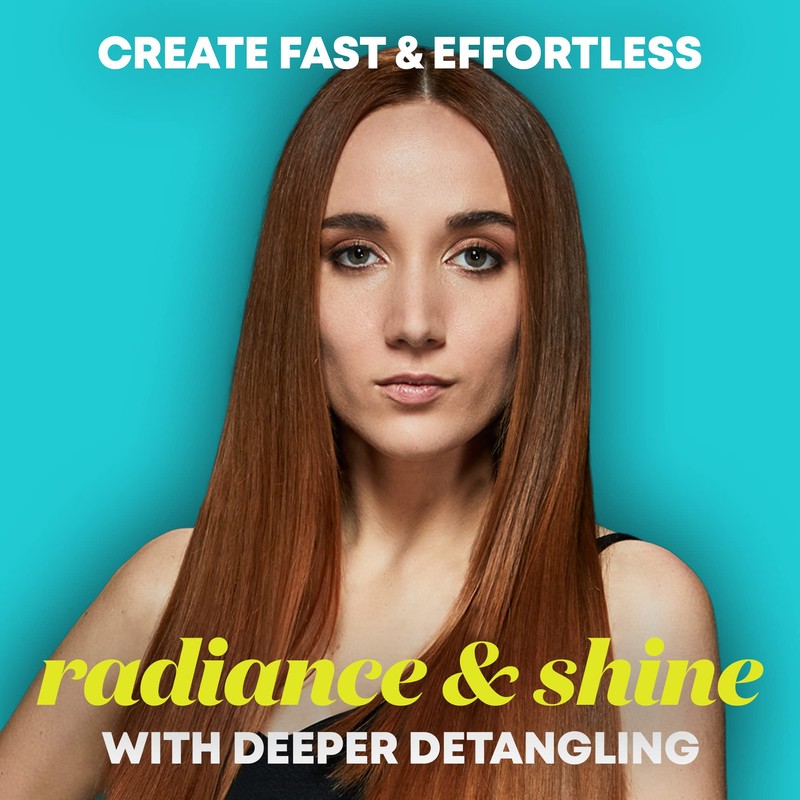Revamp Progloss Deepform Ceramic Straightener Brush – Ionic Anti-Frizz Straightening