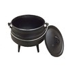 Cuisiland 8.5QT Cast Iron Potjie Cauldron Pot with Lid &