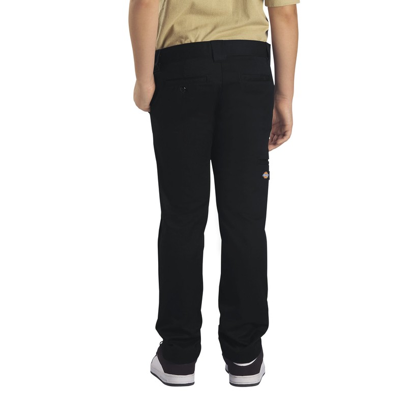Dickies Kids Boys 8-20 Skinny Straight Pant, Khaki, 16