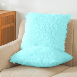 ZTYROLJ Set of 2 Cushion Covers, 80 x 80 cm, Microfibre, Ultra Soft Cushion Cover with Zip, Breathable, Resistant Tassels, 80 x 80 cm for Bed Linen, Sofa