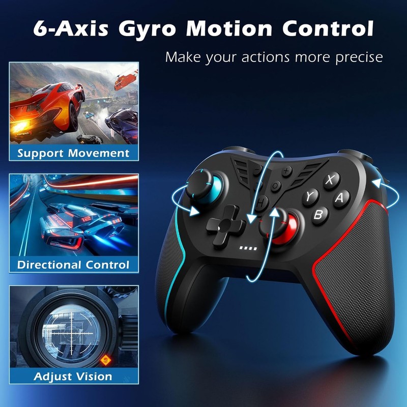 ZONEY Switch Controller for Switch/Switch OLED/Switch Lite, Switch Pro Controller