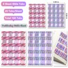 Laminated Bible Tabs for Women Men, 160 Tabs Flowers Large