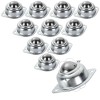 HNBun 16Pcs 1 Inch Ball Transfer Units 400Lbs Load Capacity