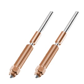 HIKUDIY 2PCS 0.6mm K2 Plus Nozzle, Unicorn Quick-Swap Nozzles with Titanium Alloy Heat Break, Copper Alloy and Hardened Steel for Creality K2 Plus/Hi Combo 3D Printers
