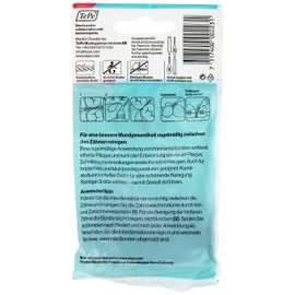 TEPE Interdental Brush Red ISO 2 (0.5 mm), Pack of 8