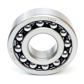 Parts and Parts Self-Aligning Ball Bearing 1305 c3 25 x 62 x 17 mm, DIN 630, High Load Capacity, Durable Self-Retaining Self Aligning Ball Bearings, Low Friction, Ideal for Conveyor Systems