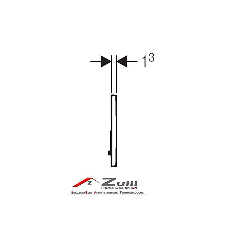 Geberit 115.770.21.5 Samba Dual Flush Actuator Chrome