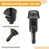 A ABSOPRO Windshield Washer Nozzle Kit for Chrysler 300 Windshield