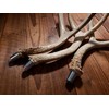 Tall Mule Deer Antler Beer Tap Handle for Kegerators Keezers