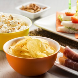 omada 105601139 Bowl for Soup/Salad Bowls for Soup/Salad Personal, Round, Purple, White, Polypropylene, Sanaliving