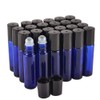 24 Pack,10 ml Blue Glass Essential Oil Roller Bottle +