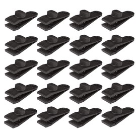 HengLiSam Tarp Clips, Heavy Duty Lock Grip, Clamps Withstand 60mph Strong Wind Fit for Awnings, Outdoor Camping, Caravan Canopies, Bungee Cord Clip (20 Pieces)