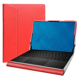 Alapmk Protective Cover Case for Dell XPS 13 9350/XPS 13 9345/XPS 13 9340/XPS 13 Plus 9320/XPS 13 9315/XPS 13 9310/XPS 13 9300 13.4" Laptop(Not Fit XPS 13 9380 9370/XPS 13 2-in-1 9310),Red