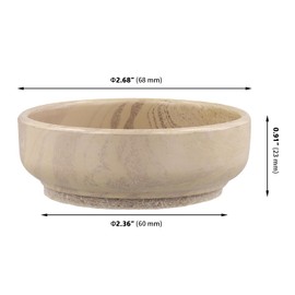 MAKTSAM 12PCS 6cm Rubber Base Castor Cups, Non-Slip Furniture Castors, Furniture Castor Cups for Carpet Wooden Floors, Floor Protectors for Furniture Legs