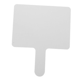 Operitacx Handheld Whiteboard Tool Board Erasable Quick Response Teaching Prop for Boys and Girls and Adults