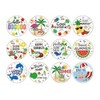 CAA Trading™ 100 x Tropical Beach Summer Stickers 12 Designs