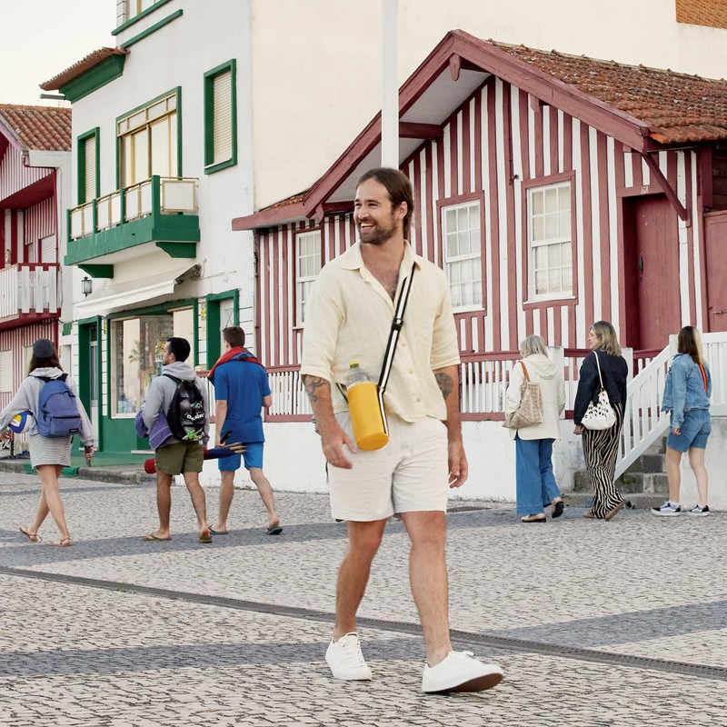 Travelon Coastal Water Bottle Bag, Sunflower