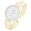 Excellanc Ladies Clasp Watch Bangle Metal Bracelet Readable Numbers Analog
