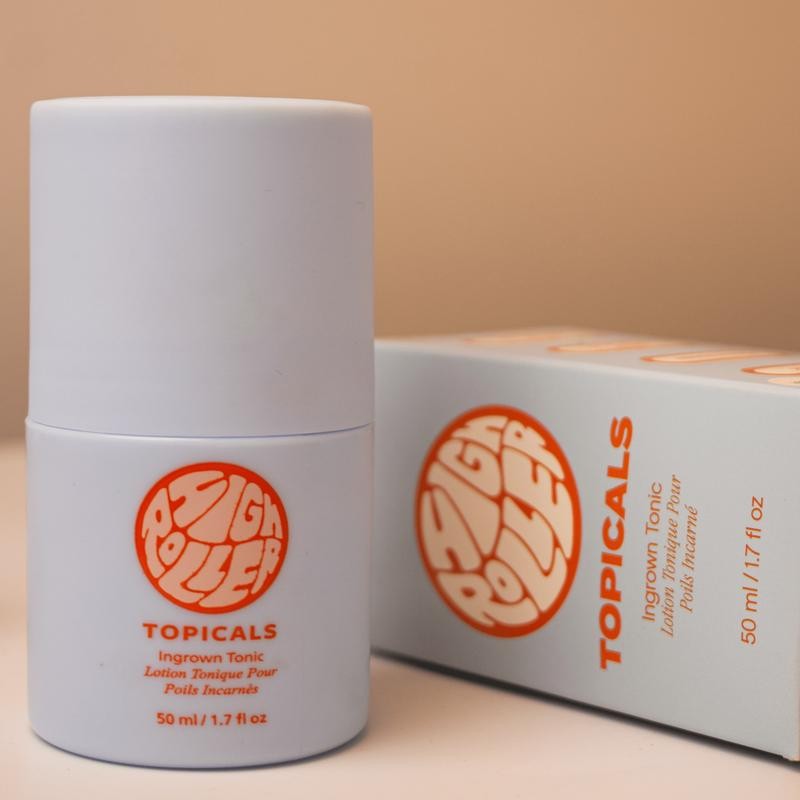 Topicals High Roller AHA/BHA Razor Bump Tonic for Smooth Clear