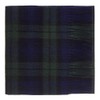Oxfords Cashmere 100% Lambswool Plaid Tartan Scarf, Black Watch