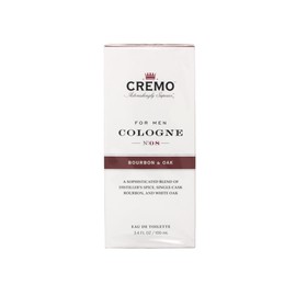 Cremo Cologne for Men No. 8 Bourbon & Oak, 3.4 fl oz (Pack of 2)