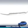 PIT66 Front Bumper Lower Lip Trim Molding Chrome Compatible with