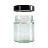 GPK4ALL 5oz Glass Jar with Metal Lids, Pack of 12
