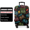 Subvise Video Game Luggage Covers for Game Lover,Suitcase Cover Protector