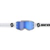Scott Fury MX Goggle Cross/MTB Glasses White/Blue Chrome Works