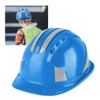 Construction Site Protective Cap Ventilate ABS Hard Hat Reflective Stripe