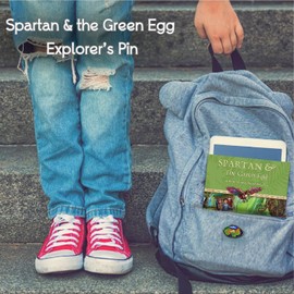 Collectible Novelty Pin for Backpack, Scarf - Made From Jeweler Class Metal - Spartan and the Green Egg Explorer Pin Series: Qinghai-Tibet Plateau, Tibet (104)